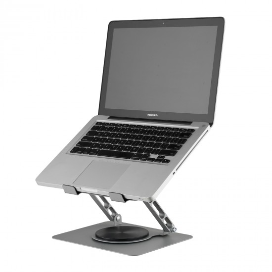 Laptop Stand Folding Lift Cooling Base Desktop Tablet Portable  Adjustable Bracket Compatible With All Notebook Sliver